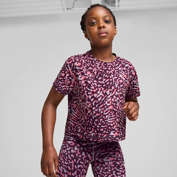 PUMA: Lieblings-Train-T-Shirt für große Kids. Kurze Länge. Cool!